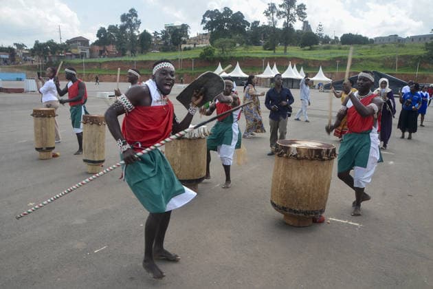 Uganda celebrate the 63rd anniversary of Africa Day KAMPALA, UGANDA - MAY 25: People celebrate the 63rd anniversary of Africa Day with cultural performances, exhibitions, and fashion shows representing different countries across the African continent were organized in Kampala, Uganda, on May 25, 2026. Africa Day is celebrated every year on May 25 to commemorate the founding of the Organization of African Unity (OAU), the predecessor of the African Union (AU), and to honor the continent’s achievements. Nicholas Kajoba Anadolu Kampala Uganda. Editorial use only. Please get in touch for any other usage.  Copyright: x2026xAnadoluxNicholasxKajobax
