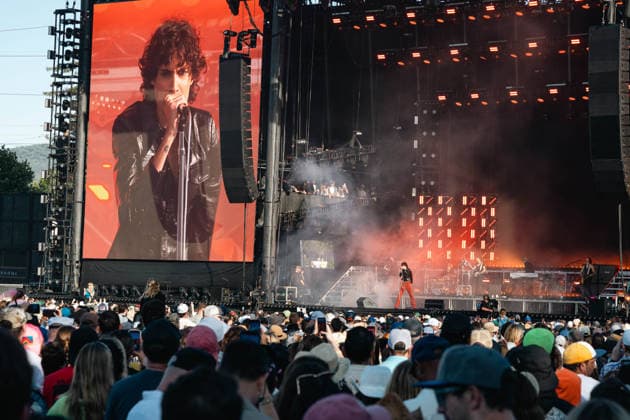 2026 BottleRock Napa Valley - Day 3 Sombr performs at 2026 BottleRock at Napa Valley Expo in Napa CA, May 24th 2026. Napa Napa Expo California United States Copyright: xCaseyxFlanigan imageSPACEx