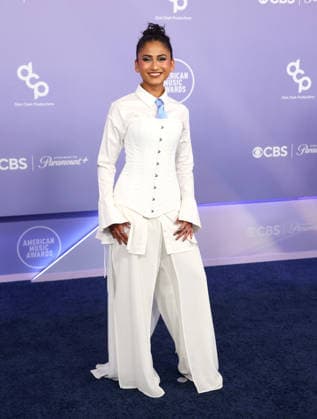Ashley Mehta attends the 52nd annual American Music Awards at the MGM Grand Garden Arena in Las Vegas on Monday, May 25, 2026.  LAV20260525404 JAMESxATOA