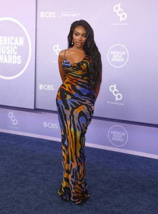 JaNa Craig attends the 52nd annual American Music Awards at the MGM Grand Garden Arena in Las Vegas on Monday, May 25, 2026.  LAV20260525452 JAMESxATOA