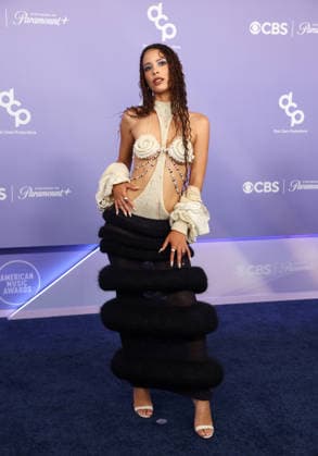 Esty attends the 52nd annual American Music Awards at the MGM Grand Garden Arena in Las Vegas on Monday, May 25, 2026.  LAV20260525419 JAMESxATOA