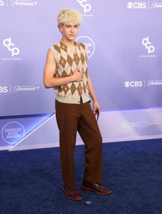 Hudson Stone attends the 52nd annual American Music Awards at the MGM Grand Garden Arena in Las Vegas on Monday, May 25, 2026.  LAV20260525426 JAMESxATOA