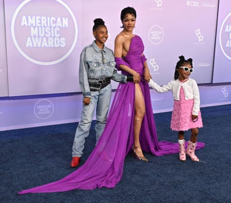 52nd American Music Awards Teyana Taylor, Iman Junie Shumpert Jr. and Rue Rose Shumpert arriving to the 52nd American Music Awards held at the MGM Grand Garden Arena on May 25, 2026 in Las Vegas, NV. Las Vegas MGM Grand Garden Arena Nevada USA Copyright: xLisaxOConnorx xAFF-USA.comx