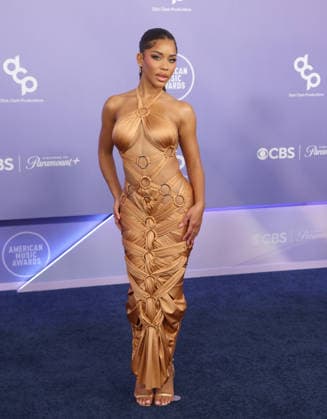 Amaya Espinal attends the 52nd annual American Music Awards at the MGM Grand Garden Arena in Las Vegas on Monday, May 25, 2026.  LAV20260525453 JAMESxATOA