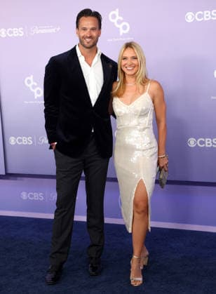 Jake Wood and Indra Petersons attend the 52nd annual American Music Awards at the MGM Grand Garden Arena in Las Vegas on Monday, May 25, 2026.  LAV20260525481 JAMESxATOA