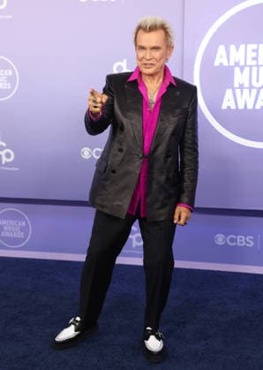 Billy Idol attends the 52nd annual American Music Awards at the MGM Grand Garden Arena in Las Vegas on Monday, May 25, 2026.  LAV20260525455 JAMESxATOA