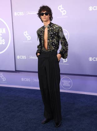 Sombr attends the 52nd annual American Music Awards at the MGM Grand Garden Arena in Las Vegas on Monday, May 25, 2026.  LAV20260525463 JAMESxATOA