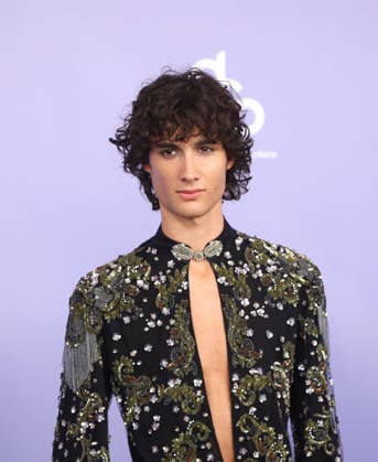 Sombr attends the 52nd annual American Music Awards at the MGM Grand Garden Arena in Las Vegas on Monday, May 25, 2026.  LAV20260525465 JAMESxATOA