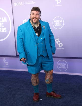 Teddy Swims attends the 52nd annual American Music Awards at the MGM Grand Garden Arena in Las Vegas on Monday, May 25, 2026.  LAV20260525466 JAMESxATOA