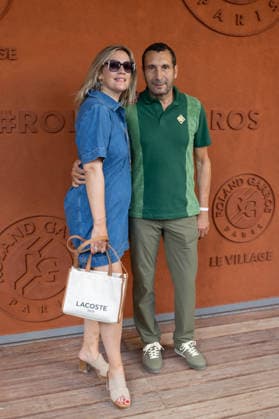 RG26 - French Open - People Village Night Session D2 NB Caroline Faindt, Zinedine Soualem attends the Village Night Session day 2 during the 2026 French Open at Roland Garros on May 26, 2026 in Paris, France. Photo by Nasser Berzane ABACAPRESS.COM  Copyright: xBerzanexNasser ABACAx