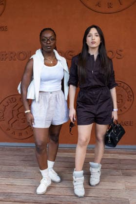 RG26 - French Open - People Village Night Session D2 NB Sarah N dri and Ambre Jadah attends the Village Night Session day 2 during the 2026 French Open at Roland Garros on May 26, 2026 in Paris, France. Photo by Nasser Berzane ABACAPRESS.COM  Copyright: xBerzanexNasser ABACAx