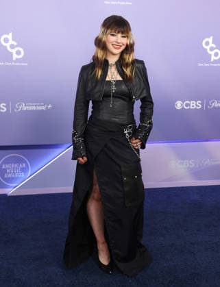Taylor Hill attends the 52nd annual American Music Awards at the MGM Grand Garden Arena in Las Vegas on Monday, May 25, 2026.  LAV20260525517 JAMESxATOA