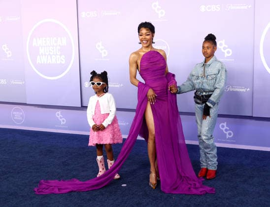 Teyana Taylor attends the 52nd annual American Music Awards at the MGM Grand Garden Arena in Las Vegas on Monday, May 25, 2026.  LAV20260525526 JAMESxATOA