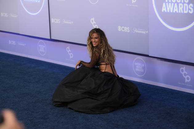May 25, 2026, Las Vegas, Nevada, USA: KAROL G Colombian singer and songwriter arrives at the Red Carpet during The Annual 52nd American Music Awards at the MGM Grand Arena in Las Vegas. Las Vegas USA - ZUMAo117 20260525_zsp_o117_101 Copyright: xMikaelxOnax