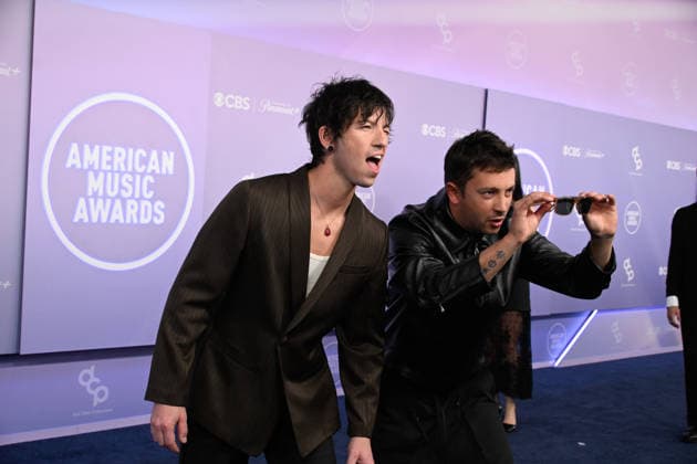 52nd American Music Awards LAS VEGAS, NV - MAY 25: Josh Dun and Tyler Joseph of Twenty One Pilots at the 52nd American Music Awards on May 25, 2026 at the MGM Grand Garden Arena in Las Vegas, Nevada. Credit: Mindy Small AdMedia EDITORIAL USE ONLY  Copyright: xx AdMediax admphotostwo991982