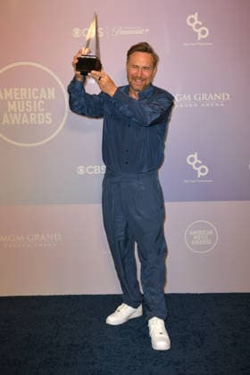 LAS VEGAS, NV - MAY 25: David Guetta at the 52nd American Music Awards on May 25, 2026 at the MGM Grand Garden Arena in Las Vegas, Nevada. Copyright: xDeeCeexCarterx