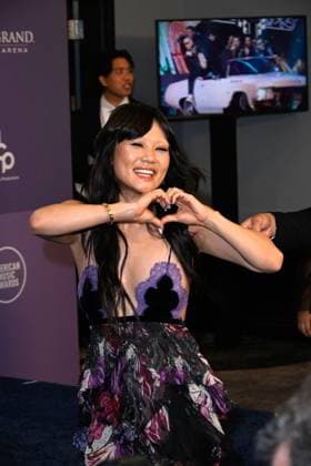 52nd American Music Awards: Press Room LAS VEGAS, NV - MAY 25: Rei Ami and EJAE at the 52nd American Music Awards on May 25, 2026 at the MGM Grand Garden Arena in Las Vegas, Nevada. Credit: Mindy Small AdMedia EDITORIAL USE ONLY  Copyright: xx AdMediax admphotostwo992140