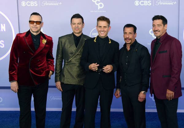 LAS VEGAS, NV - MAY 25: New Kids on the Block at the 52nd American Music Awards on May 25, 2026 at the MGM Grand Garden Arena in Las Vegas, Nevada. Copyright: xDeeCeexCarterx