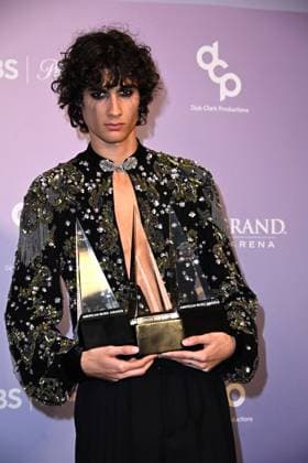 LAS VEGAS, NV - MAY 25: Sombr at the 52nd American Music Awards on May 25, 2026 at the MGM Grand Garden Arena in Las Vegas, Nevada. Credit: Mindy Small USA - ZUMAa123 20260525_zaa_a123_390 Copyright: xAdMediax