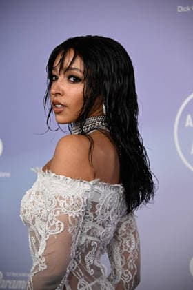 LAS VEGAS, NV - MAY 25: Tinashe at the 52nd American Music Awards on May 25, 2026 at the MGM Grand Garden Arena in Las Vegas, Nevada. Credit: Mindy Small USA - ZUMAa123 20260525_zaa_a123_180 Copyright: xAdMediax