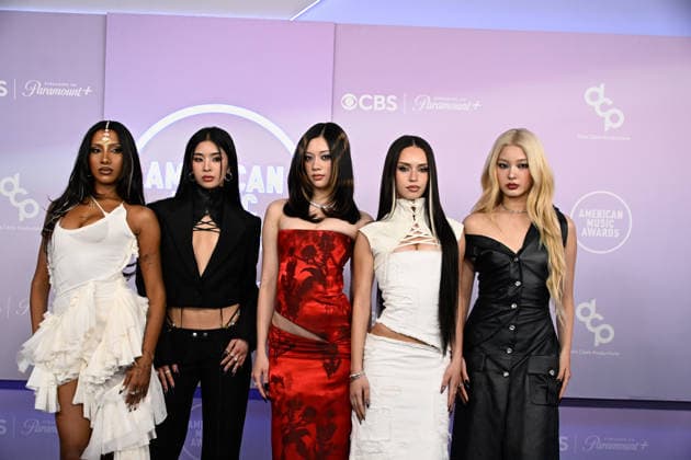 LAS VEGAS, NV - MAY 25: Lara Raj, Sophia Laforteza, Megan Skiendiel, Daniela Avanzini and Yoonchae of KATSEYE at the 52nd American Music Awards on May 25, 2026 at the MGM Grand Garden Arena in Las Vegas, Nevada. Credit: Mindy Small USA - ZUMAa123 20260525_zaa_a123_155 Copyright: xAdMediax