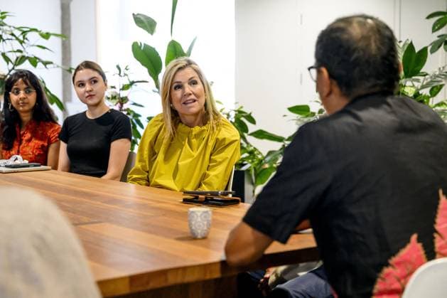 Queen Maxima Visits Royal Institute of Language Land and Ethnology - Leiden Queen Maxima visits the Royal Institute of Language, Land and Ethnology (KITLV) in Leiden, The Netherlands on May 26, 2026, as the institute celebrates its 175th anniversary. Photo by Bruno Press ABACAPRESS.COM Leiden Netherlands  Copyright: xBrunoxPress ABACAx