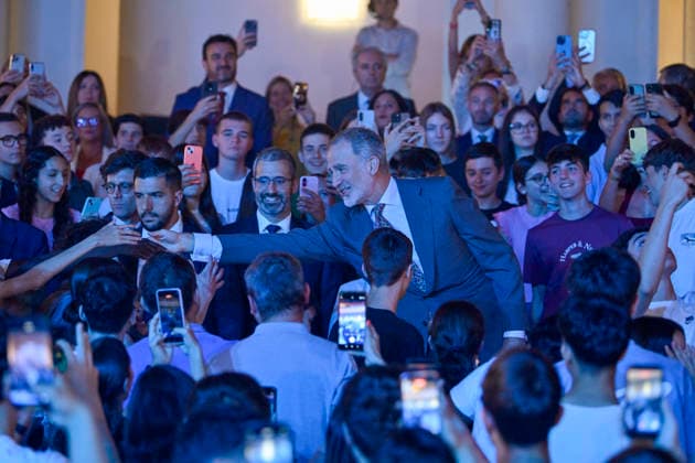 Felipe VI presides in Murcia the proclamation of the Princess of Girona Research Award 2026 King Felipe VI on his arrival at the ceremony of proclamation of the Princess of Girona Research Award 2026 , in the Auditorium and Congress Center Victor Villegas, on May 26, 2026, in Murcia Spain Felipe VI heads this fifth stage of the youth event that brings together the main regional and municipal authorities to announce the jurys decision and make public the name of the new winner in the scientific category of these state awards 26 MAY 2026 Kiko Asunció Espana  Copyright: xKikoxAsuncionx 7551131