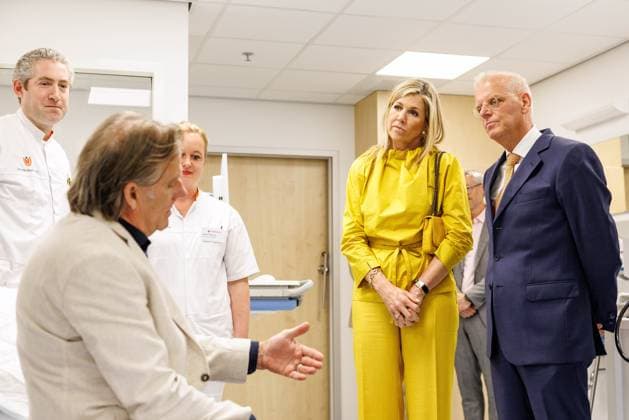 Amsterdam, The Netherlands, 2026-05-26 12:50:14 NLD Amsterdam 20260526 - HM Queen Maxima visits the Care Evaluation & Appropriate Use program for the Less is More approach in medical specialist care at the Gastroenterology department in Amsterdam UMC. In the photo:  Copyright: xx x