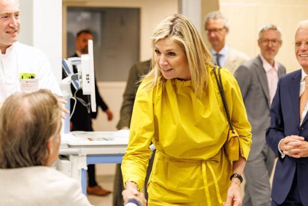 Amsterdam, The Netherlands, 2026-05-26 12:48:34 NLD Amsterdam 20260526 - HM Queen Maxima visits the Care Evaluation & Appropriate Use program for the Less is More approach in medical specialist care at the Gastroenterology department in Amsterdam UMC. In the photo:  Copyright: xx x