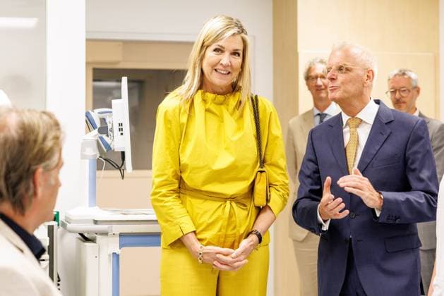 Amsterdam, The Netherlands, 2026-05-26 12:48:43 NLD Amsterdam 20260526 - HM Queen Maxima visits the Care Evaluation & Appropriate Use program for the Less is More approach in medical specialist care at the Gastroenterology department in Amsterdam UMC. In the photo:  Copyright: xx x