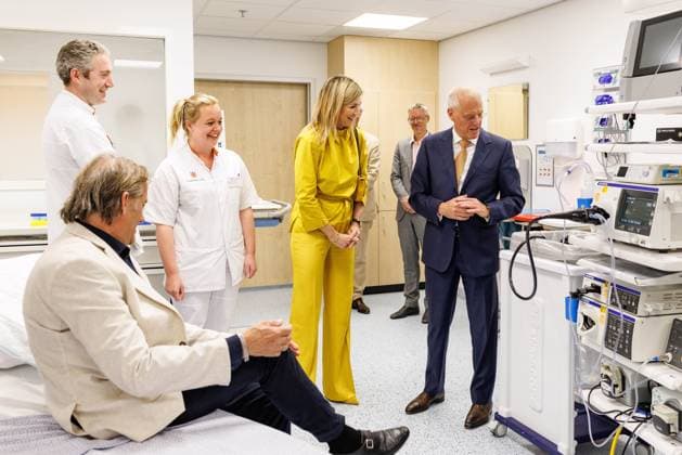 Amsterdam, The Netherlands, 2026-05-26 12:49:13 NLD Amsterdam 20260526 - HM Queen Maxima visits the Care Evaluation & Appropriate Use program for the Less is More approach in medical specialist care at the Gastroenterology department in Amsterdam UMC. In the photo:  Copyright: xx x