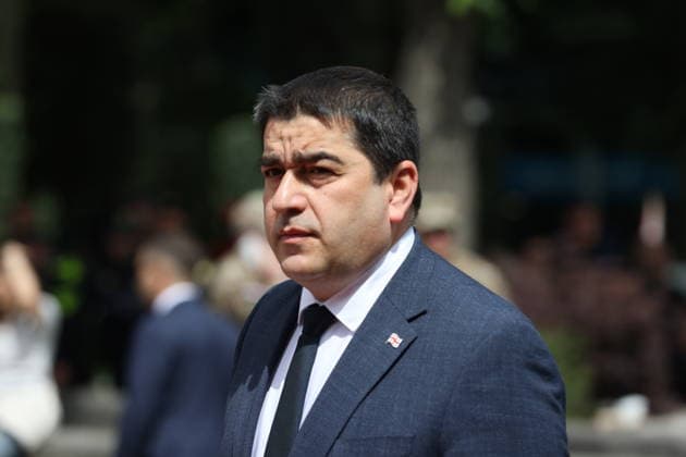 Georgia marks 108th anniversary of the founding of the republic TBILISI, GEORGIA - MAY 26: Georgian Parliament Speaker Shalva Papuashvili attends the military parade to mark the 108th anniversary of the founding of the Republic of Georgia, in Tbilisi, Georgia on May 26, 2026. Davit Kachkachishvili Anadolu Tbilisi Georgia. Editorial use only. Please get in touch for any other usage.  Copyright: x2026xAnadoluxDavitxKachkachishvilix
