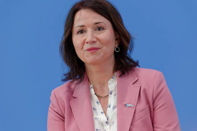 Kinderreport 2026 vorgestellt 2026-05-26 Deutschland, Berlin Bundespressekonferenz: Vorstellung des Kinderreports 2026 mit dem Titel Chancengerechte Bildung. Im Bild Anja Siegesmund, Vizepräsidentin des Deutschen Kinderhilfswerks e.V. *** Childrens Report 2026 presented 2026 05 26 Germany, Berlin Federal Press Conference Presentation of the Childrens Report 2026 entitled Equal Opportunities in Education In the picture Anja Siegesmund, Vice President of Deutsches Kinderhilfswerk e V