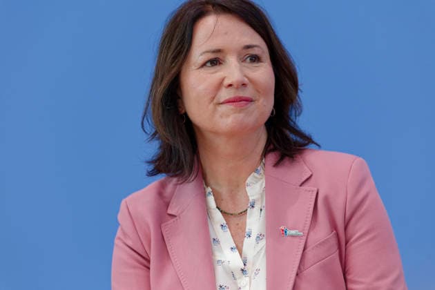 Kinderreport 2026 vorgestellt 2026-05-26 Deutschland, Berlin Bundespressekonferenz: Vorstellung des Kinderreports 2026 mit dem Titel Chancengerechte Bildung. Im Bild Anja Siegesmund, Vizepräsidentin des Deutschen Kinderhilfswerks e.V. *** Childrens Report 2026 presented 2026 05 26 Germany, Berlin Federal Press Conference Presentation of the Childrens Report 2026 entitled Equal Opportunities in Education In the picture Anja Siegesmund, Vice President of Deutsches Kinderhilfswerk e V