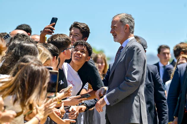 Felipe VI presides in Murcia the proclamation of the Princess of Girona Research Award 2026 King Felipe VI on his arrival at the ceremony of proclamation of the Princess of Girona Research Award 2026 , in the Auditorium and Congress Center Victor Villegas, on May 26, 2026, in Murcia Spain Felipe VI heads this fifth stage of the youth event that brings together the main regional and municipal authorities to announce the jurys decision and make public the name of the new laureate in the scientific category of these state awards 26 MAY 2026 Kiko Asunció Espana  Copyright: xKikoxAsuncionx 7551619