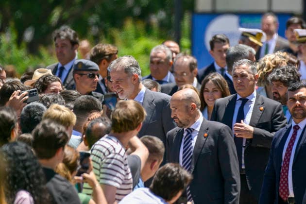 Felipe VI presides in Murcia the proclamation of the Princess of Girona Research Award 2026 King Felipe VI on his arrival at the ceremony of proclamation of the Princess of Girona Research Award 2026 , in the Auditorium and Congress Center Victor Villegas, on May 26, 2026, in Murcia Spain Felipe VI heads this fifth stage of the youth event that brings together the main regional and municipal authorities to announce the jurys decision and make public the name of the new winner in the scientific category of these state awards 26 MAY 2026 Kiko Asunció Espana  Copyright: xKikoxAsuncionx 7551620
