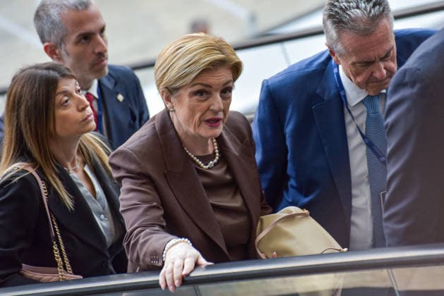 May 26, 2026, Rome, Rome, Italy: Minister of Labour and Social Policies Marina Elvira Calderone attends the Confindustria Annual Assembly in Rome on May 26, 2026 Rome Italy - ZUMAn299 20260526_zip_n299_030 Copyright: xVincenzoxNuzzolesex
