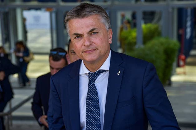 May 26, 2026, Rome, Rome, Italy: Deputy Minister of Infrastructure and Transport and member of Lega Edoardo Rixi attends the Confindustria Annual Assembly in Rome on May 26, 2026 Rome Italy - ZUMAn299 20260526_zip_n299_034 Copyright: xVincenzoxNuzzolesex