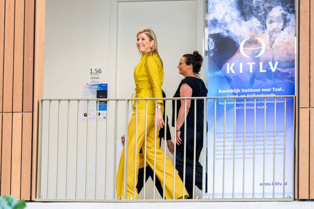 Queen visits Royal Institute for Language,, Geography and Ethnology. Leiden, the Netherlands. 26 May 2026 Queen Maxima during a visit to the Royal Institute for Language, - Land and Ethnology (KITLV) in Leiden. This year KITLV celebrates its 175th anniversary. Leiden The Netherlands  Copyright: xDPPA POOL EMx