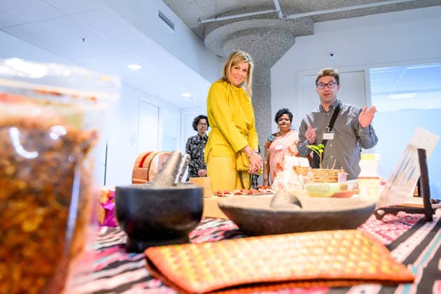 Queen visits Royal Institute for Language,, Geography and Ethnology. Leiden, the Netherlands. 26 May 2026 Queen Maxima during a visit to the Royal Institute for Language, - Land and Ethnology (KITLV) in Leiden. This year KITLV celebrates its 175th anniversary. Leiden The Netherlands  Copyright: xDPPA POOL EMx