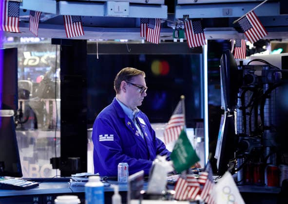 Traders work on the floor of the New York Stock Exchange at the NYSE on Wall Street on Tuesday, May 26, 2026 in New York City. Stocks were mostly higher after the opening bell possibly on a potential U.S.-Iran deal being reached to end the war.  NYP20260526105 JOHNxANGELILLO
