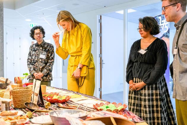 Queen visits Royal Institute for Language,, Geography and Ethnology. Leiden, the Netherlands. 26 May 2026 Queen Maxima during a visit to the Royal Institute for Language, - Land and Ethnology (KITLV) in Leiden. This year KITLV celebrates its 175th anniversary. Leiden The Netherlands  Copyright: xDPPA POOL EMx