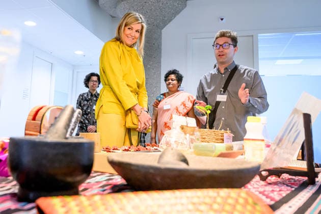 Queen visits Royal Institute for Language,, Geography and Ethnology. Leiden, the Netherlands. 26 May 2026 Queen Maxima during a visit to the Royal Institute for Language, - Land and Ethnology (KITLV) in Leiden. This year KITLV celebrates its 175th anniversary. Leiden The Netherlands  Copyright: xDPPA POOL EMx