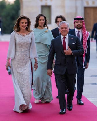 25-05-2026 Jordan King Abdullah II and Queen Rania, Crown Prince Hussein, his wife Princess Rajwa, Prince Hashem, Princess Salma celebrate the 80th anniversary of Independence Day in Amman, Jordan.  Copyright: xPPEx