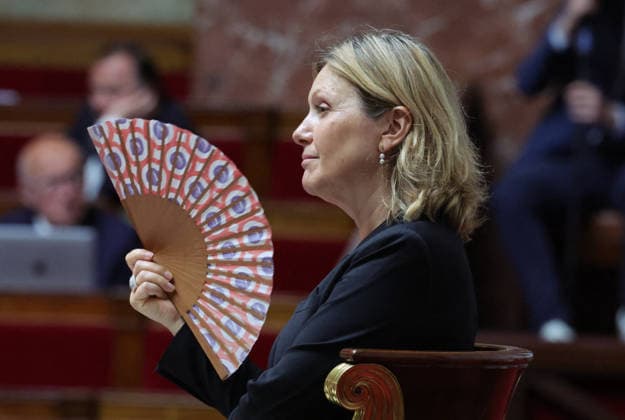 Questions to the Government Session - Paris French President of National Assembly Yael Braun-Pivet seen here during a session of Questions to the Government at the French National Assembly in Paris, France on May 26th, 2026. Photo by Henri Szwarc ABACAPRESS.COM Paris France  Copyright: xSzwarcxHenri ABACAx