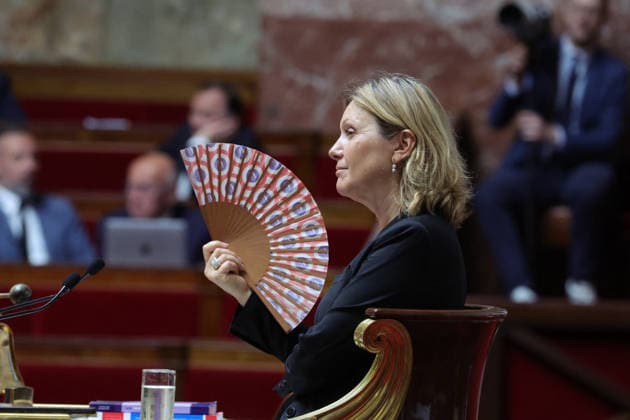 Questions to the Government Session - Paris French President of National Assembly Yael Braun-Pivet seen here during a session of Questions to the Government at the French National Assembly in Paris, France on May 26th, 2026. Photo by Henri Szwarc ABACAPRESS.COM Paris France  Copyright: xSzwarcxHenri ABACAx
