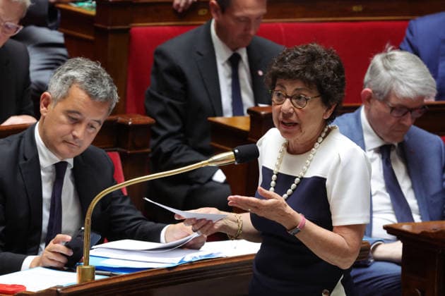 Questions to the Government Session - Paris French Minister of the Ecological transition Monique Barbut seen here during a session of Questions to the Government at the French National Assembly in Paris, France on May 26th, 2026. Photo by Henri Szwarc ABACAPRESS.COM Paris France  Copyright: xSzwarcxHenri ABACAx