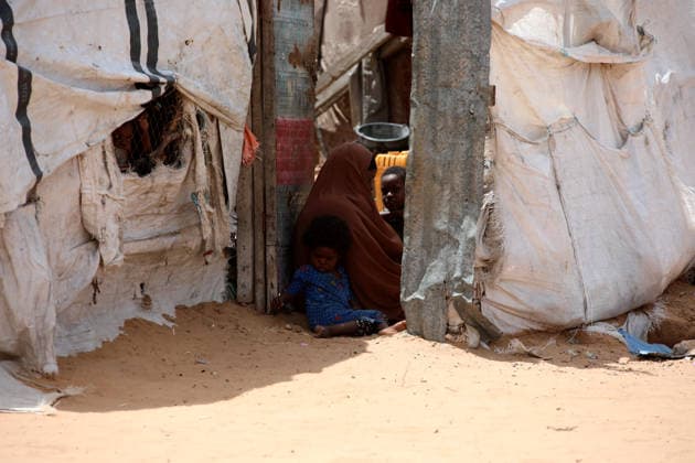 Camps turn into permanent settlements amid ongoing crisis in Somalia MOGADISHU, SOMALIA - MAY 26: A view of tents as millions of people living in camps that have gradually turned into permanent settlements, where they continue to face difficult living conditions amid insecurity, conflict and drought in the capital Mogadishu, Somalia, on May 26, 2026. Metin Yuksel Kaya Anadolu Mogadishu Somalia. Editorial use only. Please get in touch for any other usage.  Copyright: x2026xAnadoluxMetinxYukselxKayax