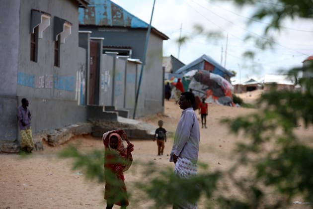 Camps turn into permanent settlements amid ongoing crisis in Somalia MOGADISHU, SOMALIA - MAY 26: People are seen as millions of people living in camps that have gradually turned into permanent settlements, where they continue to face difficult living conditions amid insecurity, conflict and drought in the capital Mogadishu, Somalia, on May 26, 2026. Metin Yuksel Kaya Anadolu Mogadishu Somalia. Editorial use only. Please get in touch for any other usage.  Copyright: x2026xAnadoluxMetinxYukselxKayax