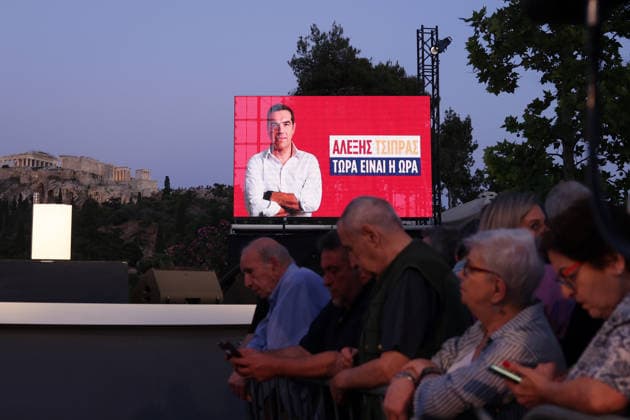 Alexis Tsipras unveils new political party in Athens ATHENS, GREECE - MAY 26: People attend the presentation of new political party of Greek former Prime Minister Alexis Tsipras (not seen) in Athens, Greece, on May 26, 2026. Costas Baltas Anadolu Athens Greece. Editorial use only. Please get in touch for any other usage.  Copyright: x2026xAnadoluxCostasxBaltasx